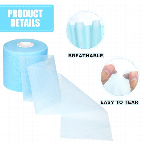 2.75‑Inch 30‑Yard Light‑Blue Athletic Pre‑Wrap Tape - color: Light Blue