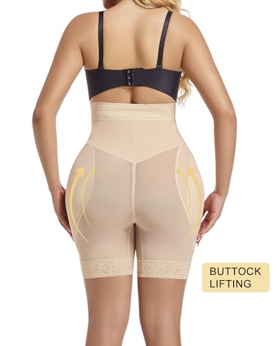 VENDAU Butt and Hip Enhancer Shapewear - Women's Butt Pads and Hip Enhancer - color: Beige, size: Large