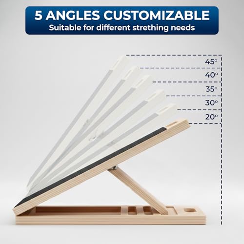 Adjustable Wooden Slant Board for Calf Stretching and Squats
