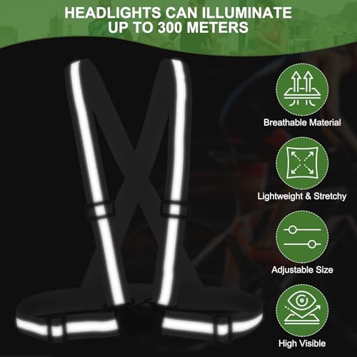 PATIKIL Reflective Safety Vest, Hi-Vis Safety Vests, Adjustable High Visibility Reflective Strips for Traffic Control - color: Gray