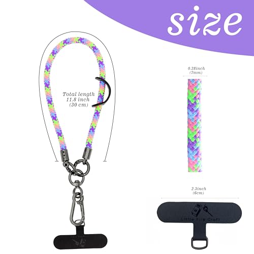 Cell Phone Wrist Strap Phone Lanyard Rope Wrist Lanyard Outdoor Activities - color: Bubblegum