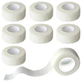 8 Pack 1 in x 5 Yards Cohesive Wrap Self Adhesive Bandage Wrap Elastic Self Adherent Wrap Self Stick Vet Tape for Athletic, Wrist, Ankle, Knees, Pets (White) - color: White, size: 1 Inch