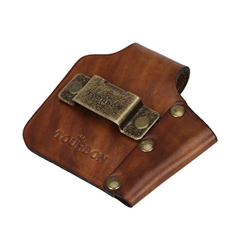 2 in 1 Leather Tool Holster-Measuring Tape Hanger Clip Screwdriver Holder