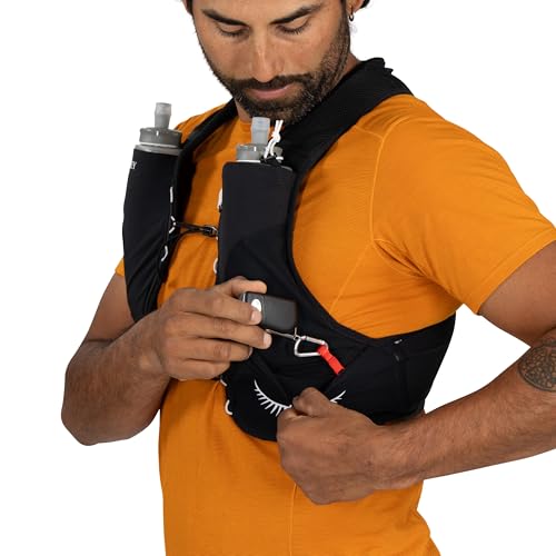 Osprey Duro LT Men's Running Hydration Vest with Hydraulics Soft Flasks - color: Black, size: Large