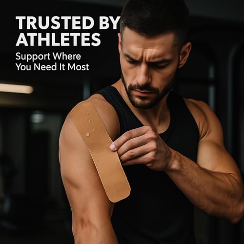 Kinesiology Tape Precut Strips with Dispenser