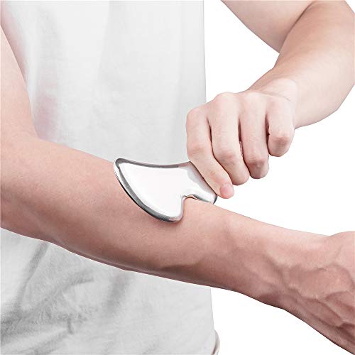 Medical Stainless Steel Gua Sha Muscle Scraper Tool - B Shape - style: B
