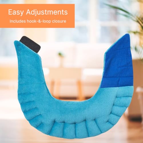 NatraCure Microwave Heating Pad for Neck, Shoulder & Back Pain Relief - Heated Wrap & Microwavable Warmer Moist Heating Pad with SmartBead Technology - Heat, Spa & Physical Therapy FSA - size: Neck