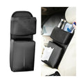 2 in 1 Car Seat Side Cup Holder, Multifunctional Vehicle Hanging Water Bottle Tissue Holder Bag with Adjustable Strap, Auto Interior Seat Side Organizer, Universal for SUV RV Truck