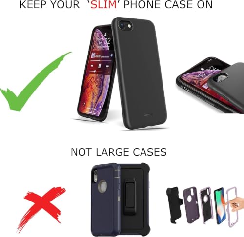 Phone Holder for Running for iPhone 17 16 15 14 13 12 Pro Max/Plus/XR/XS, Galaxy S25/S24/S23/S22, with Card Slot & Key Pockets, Sports Arm Bands Cell Phone Holder Fit Up to 6.9 Inches Phone
