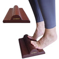 Plantar Fasciitis Foot Stretcher - Anti-Slip Leather, Brown, L - color: Brown, size: L