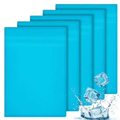 Paterr 5 Pcs Soft Flannel Cold Pack Sleeves Fabric Cover, 8"x12" - size: 8"x12"