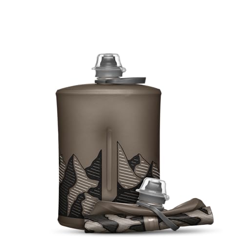 HydraPak Stow Collapsible Water Bottle (350ml, 500ml, 1L) - color: *NEW* Mammoth Grey, style: 32oz/1L