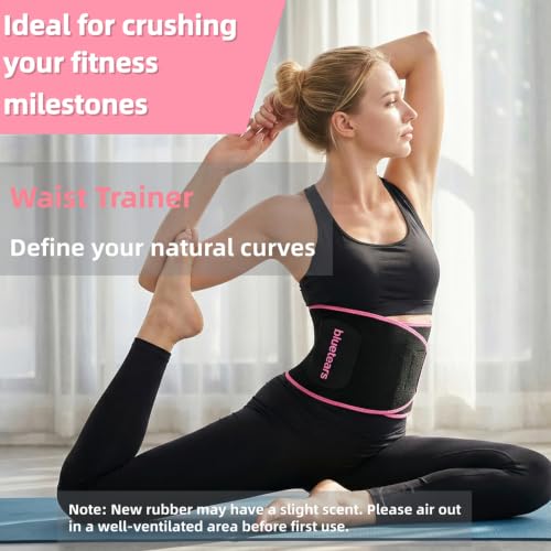 bluetears Waist Trainer for Women, Neoprene Waist Trimmer for Belly Workout