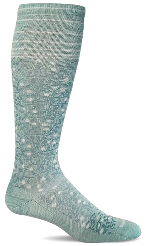 Sockwell Women's New Leaf Firm Graduated Compression Sock - color: Air, size: Medium-Large