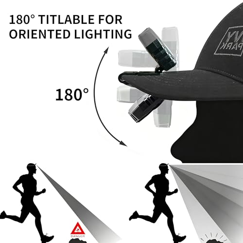 LHOTSE Rechargeable LED Hat Clip Light - color: Green