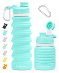 Nefeeko Collapsible Water Bottle, 26oz Silicone Foldable Water Bottles - color: N