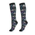 Compression Socks Circulation 15-20 Mmhg Knee High - color: Dinosaur Skeleton