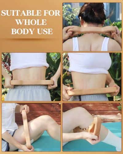 ONUEMP Wood Therapy Massage Tools Cellulite Massager Body Slim Brush - size: Shaper