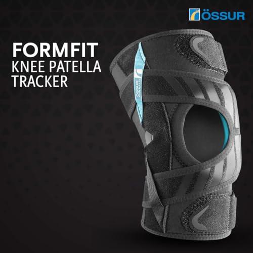 Ossur Formfit Tracker Knee Brace - Patella Stabilizer for Running & Training | Powerlock Straps & CustomFit Hinges for Secure Lateral Support | For Kneecap Tracking or Dislocation (Medium, Left) - size: M, style: Left
