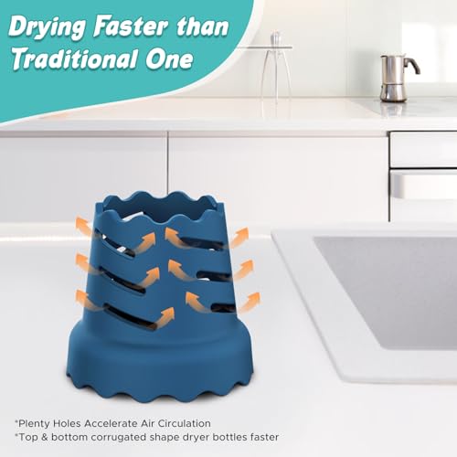Garolue Drying Rack for Water Bottles - color: Blue