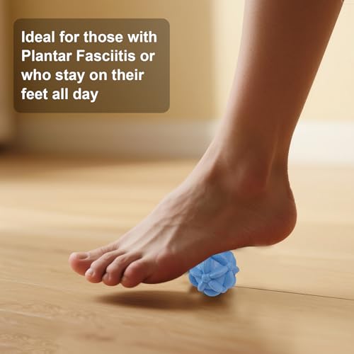 Foot Massage Ball Myofascial Release, Pain Relieve from Plantar Fasciitis, Hand Massage Ball, Restore Foot Massage Roller, Massager Tool for Tight Muscles and Sore Feet - color: 3 Texture Ball
