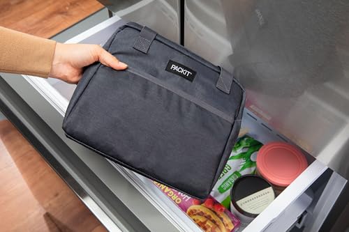 PackIt Freezable Hampton Lunch Bag, City Charcoal - color: City Charcoal