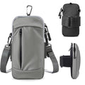 Phone Holder for Running Armband,Cell Phone Purse Small Crossbody Bags for Women Men Kids,iPhone 17 16 16e 15 14 13 12 11 Pro Max Xs Xr X Plus Mini Galaxy Ultra S26 S25 Note Bag Gym Arm Bands - color: 04-Grey with Crossbody Strap&Hook