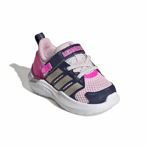 adidas Boys Marvel Lightorama Spider-Man Sneakers Shoes - Red - color: Clear Pink/Cyber Metallic/Lucid Pink, size: 4 Infant
