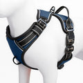 No Pull Dog Harness, No-Choke Soft Padded Reflective Dog Vest Harness with Front Clip & Top Handle, 2 Quick-Release Buckles, Adjustable for Small Medium Large Dogs - color: Royal Sapphire, size: X-Small