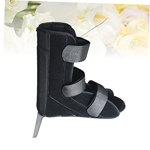 Beavorty Breathable Ankle Stabiliser Boot for Foot Sprains s Anti-rotation Design Comfortable Suitable for Ankle Rehabilitation and Foot Correction Black