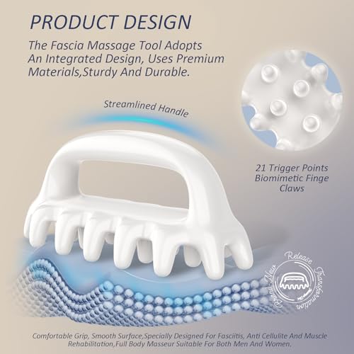 Fascia Massage Tool Blaster for Cellulite Massager,Release Lymphatic Drainage - Skin Tightening,Reduce Cellulite,Trigger Points Massager,Relieving Muscle Soreness for Whole Body