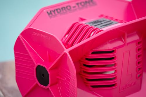 Aquastrength Hydro-Tone Total Body Pool Exercise System, Isokinetic Functional Water Weights, Bells 12" x 7.5", Fins 6.5" x 2.5", Quick Start Guide Included - color: Pink