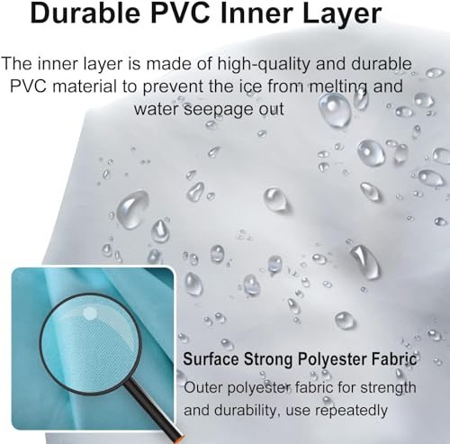 Ice Pack, Ice Bags for Injuries Reusable 2Pcs, 11" Ice Bags Hot Water Bag for Hot & Cold Therapy and Pain Relief, No-Leak Elastic Breathable Ice Bag - style: 11" Mixed