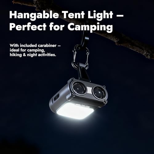WARSUN Rechargeable Headlamp – 800 Lumens LED Headlamp with COB, Motion Sensor, 5 Modes, Clip-On Cap Light with Hat Clip & Bike Strap Mount, Multi-Use for Camping, Hiking, Repair - color: Khaki