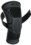 Compression Knee Brace for Women & Men - 2 Pack with Adjustable Straps - color: 2 Pack - Black, size: XX-Large
