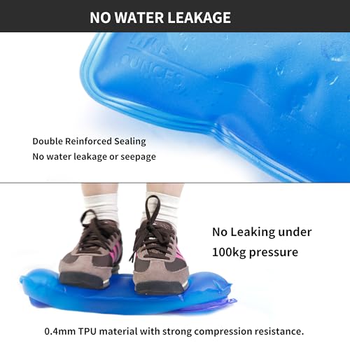 Unigear Hydration Bladder Water Reservoir 1.5L-3L for Hiking Backpack - color: Blue, size: 101.4 Ounces