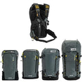 Complete Suite of 4 Outdoor Backpacks - Fully Compatible Base Unit with Bike-Pack, Ski-Pack, Hike-Pack & Mountain-Pack - Hunting Backpack with Searchable RECCO Technology - Travelling Backpack - style: Complete Bundle