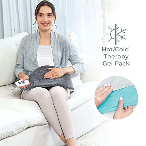 Pure Enrichment PureRelief Duo 2-in-1 Heating Pad with XL Hot/Cold Gel Pack