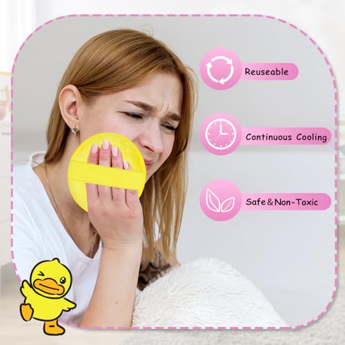 Ice Packs for Injuries Reusable 2 Packs Cold or Warm Compress - style: Pig + Duck
