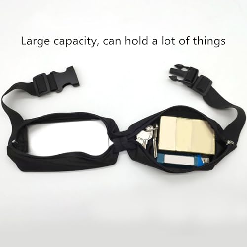 Running Belt Waist Pack Breathable Concealed Waist Bag Invisible Waist Sports Belt Phone Pouches Gym Bag with Pockets
