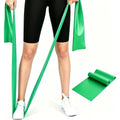 Long Resistance Bands for Working Out, Physical Therapy, Yoga & Pilates - color: Green