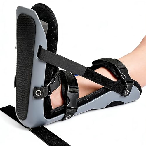 Laway Plantar Fasciitis Adjustable Leg Support Brace with Adjustable Support Bracket Fits Right or Left Foot for Soreness Relief, Foot Pain and Stretching(Medium) - size: Medium
