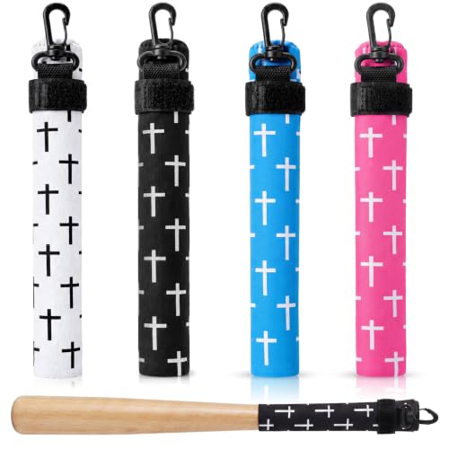 Softball Bat Sleeve Protector with Hook - color: 4 Color, style: Cross