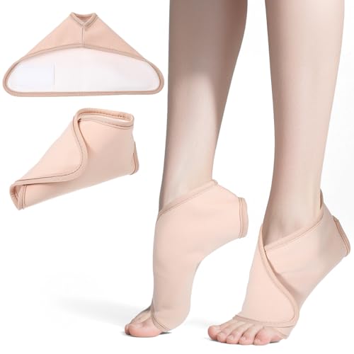 2Pcs Castor Oil Pack Wrap for Ankle Adjustable Reusable Feet Brace Anti Oil Leak Organic Breathable Acrylic Flannel Castor Compress for Women Ankle Support Plantar Fasciitis Pain Relief