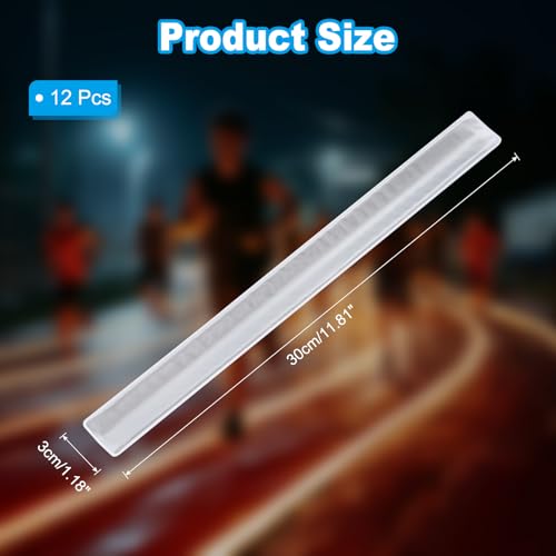 PATIKIL Reflective Slap Bands Snap Bracelet - color: Silver