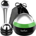 Massage Ice Roller Ball Cold & Heat Therapy Pain Relief Myofascial Release - color: Set of Green