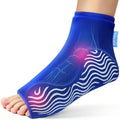 Ankle Ice Pack Wrap Cold Compression for Sprain & Swelling Relief - size: Large