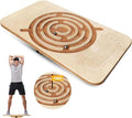 Yes4All Wooden Rocker Balance Board for Balance Training - color: D. Maze Game