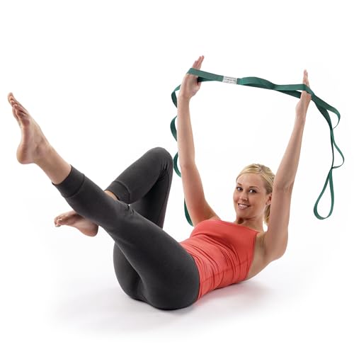 OPTP The Original Stretch Out Strap With Exercise Pilates Essentials Book