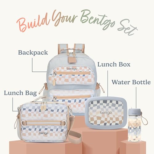 Bentgo Kids Print Durable & Water-Resistant Backpack - color: Checker Gradient, size: Kids Medium